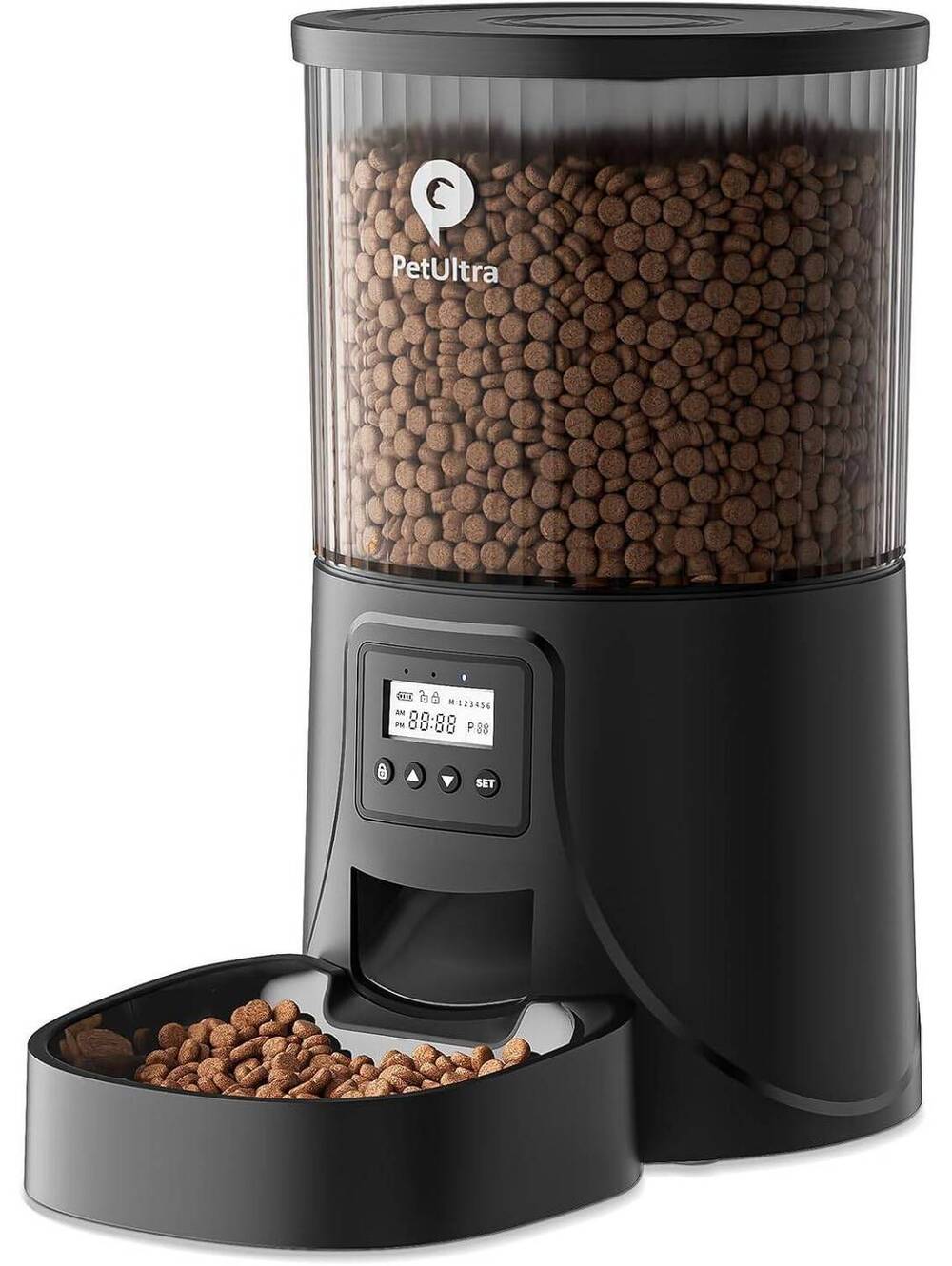 Automatic Cat Feeder - 4L Programmable Pet Food Dispenser with Timer